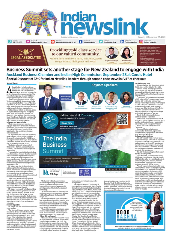 Welcome To Indian Newslink September 15, 2023 Digital Edition ...