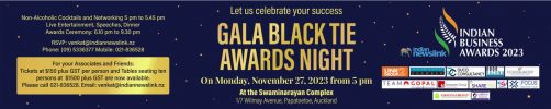 INL Business Awards Night Banner November 15 2023
